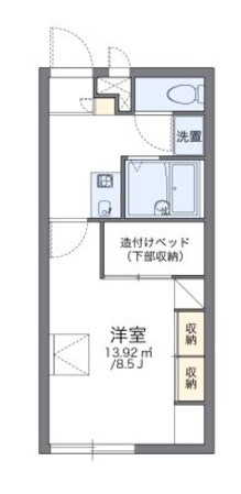 レオパレス柊の物件間取画像